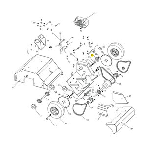 Sprocket, Idler, #40X17X1/2, LA1900/2600