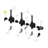Turfware Barbed Black Plastic Elbow 3/4 in. NPT x 1/2 in.