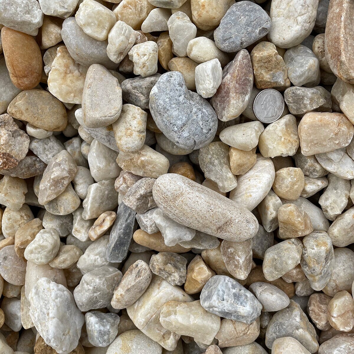 Bulk River Rock Blend 1 - 4 in | SiteOne US