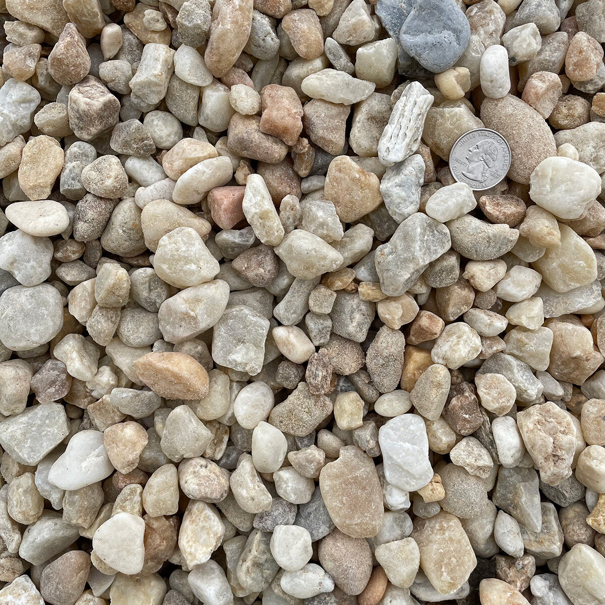 Bulk River Rock Blend 1 in | SiteOne US