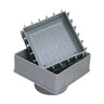 Square Porable/ Paver Drain Grate Gray 6 in.