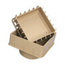Square Porable/ Paver Drain Grate Tan 6 in