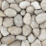 Bagged Polished Pebbles White 1 - 2 in. (50 lb. Bag)