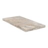 Coping Autumn Leaves Travertine Modern Edge 1 Long 1 3/16 in. x 12 in. x 24 in.