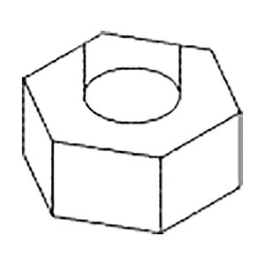 B-OEM Oval Top Lock Nut