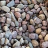 Bagged Rainbow Red River Pebbles (Pami) 1/2 in. (75 lb. Bag)