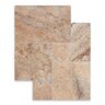 Dimensional Autumn Leaves Travertine French Pattern 1 3/16 in. (176 sq. ft./pallet)