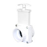 2 in. PVC Gate Valve Slip X Slip With Plastic Paddle