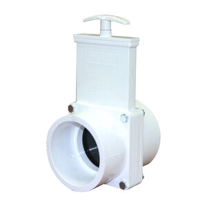 3 PVC Gate Valve Slip X Slip With Plastic Paddle
