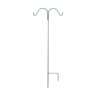 Double Shepherd Hook Black 24 in. x 90 in. x 1/2 in.