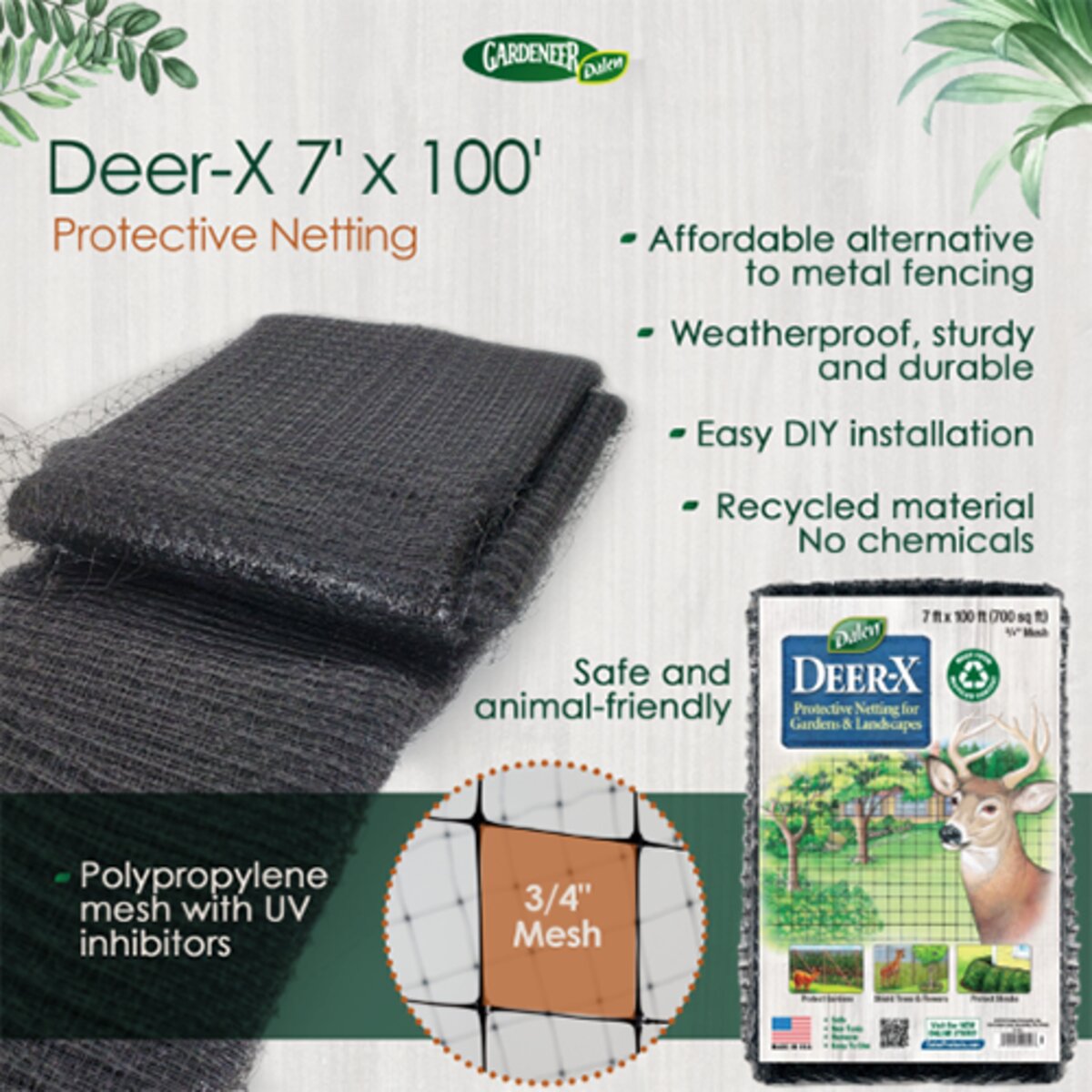 Deer Netting 6 Case 7 ft. x 100 ft | SiteOne US