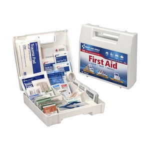 All Purpose First Aid Kit 131 Piece Organizer Case