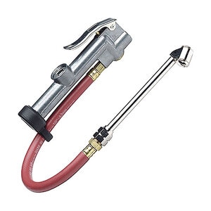 Tire Inflator w/ Hose & Gauge 12 in. 