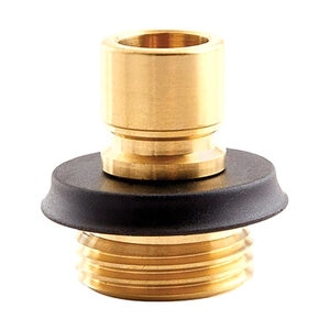 Gilmour Quick Connector Hose End Male Brass 3/4 in.