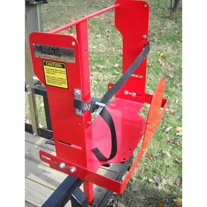 Enclosed Trailer Version of General Purpose Blower and Sprayer Rack (with mounting tabs)