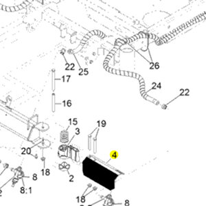 Z-Spray Boom-Wing LH 8ft.