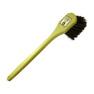 Utility Pot Scrub Brush Maroon Poly Bristles 2 in. Trim 20 in. Poly Handle