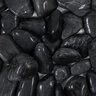 Bagged Ultra Polished Pebbles Black 1/2 - 5/8 in. (50 lb. Bag)