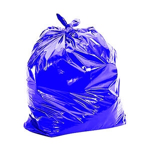 Blue Poly Clean-Up Bag