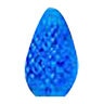 C7-Blue-Retrofit LED Faceted Replacement Bulb 3 LED 120V 1W E17 Nickel Base (25 pc./eggcrate)