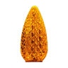 LED C9 Yellow Transparent - Faceted
