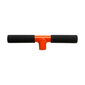 Thread 10 in. Cross Handle w/ Grips, 5/8 in.