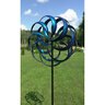 Windward Blue Spinner Garden Art