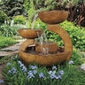 Henri Fountain Zen Three-Bowl 31 in. x 29 in. x 32-1/2 in.