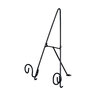 Garden Stone Easel 7 in. x 4 in. x 12 in.