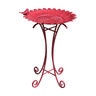 Innova Sunflower Birdbath Brushed Red