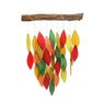 Fall Colors Waterfall Glass Wind Chime 9 in. x 15 in. x 1 in.