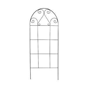 American Gardenworks Scroll Trellis Black 25 in. x 65 in.