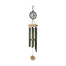 Panacea Wind Chime Aztec Sun Verdigris 34 in.