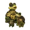 Statue Large Sitting Turtle Green 9-1/2 in.