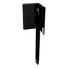 JD Russell Universal Corner 90 Degree Steel Black w/ 2 Stakes
