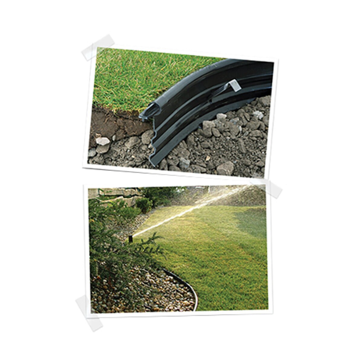 Oly-Ola Edg-King Poly Landscape Edging Without Stakes/Connectors 1 in ...
