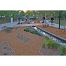Permaloc CleanLine X-Large Aluminum Landscape Edging Black Duraflex 3/16 in. x 6 in. x 8 ft.