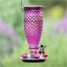 Perky Pet Hummingbird Feeder Top Fill Diamond Wine 24 oz.