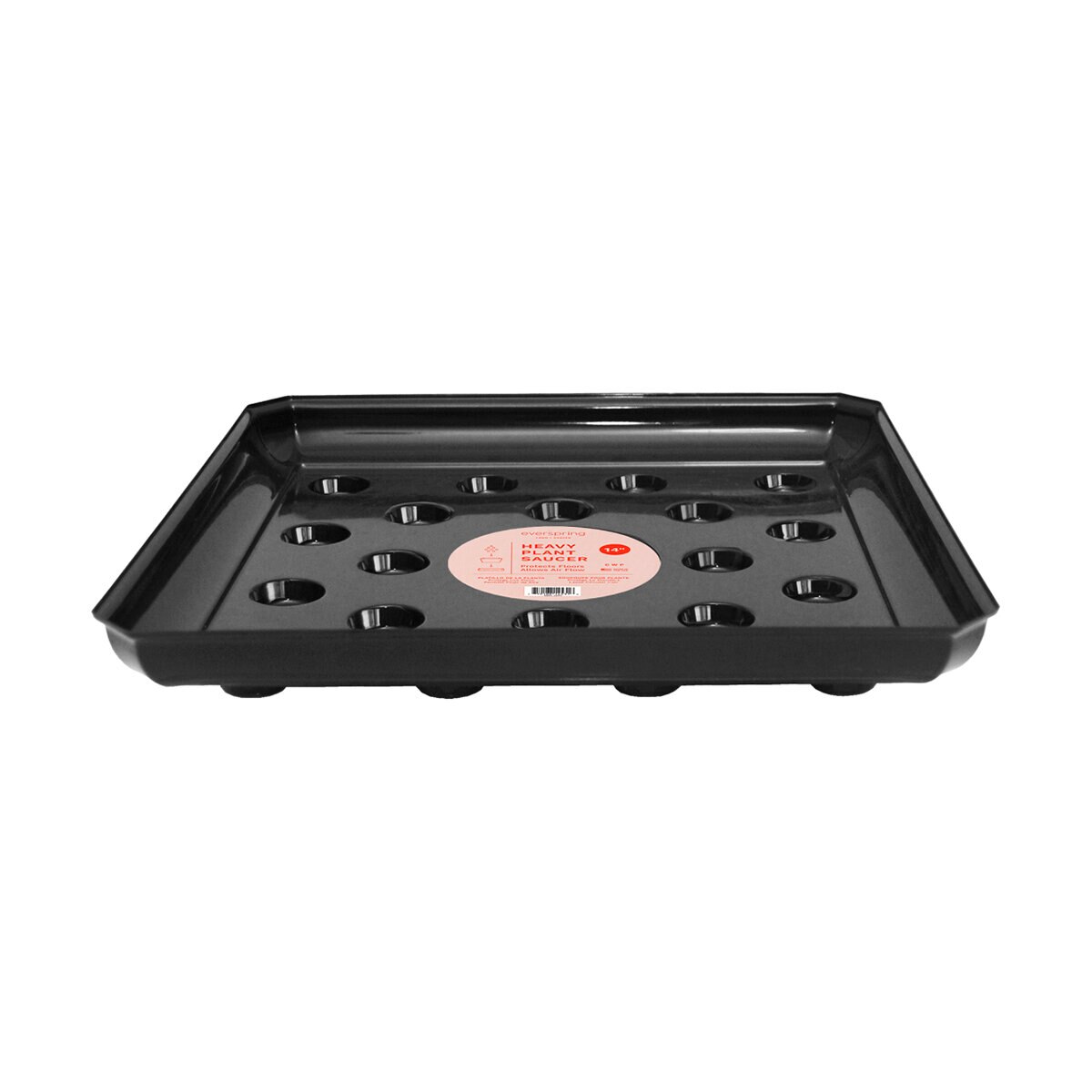 Everspring Heavy Duty Plant Saucer Black 14 in. (25 pc./pack) | SiteOne US