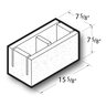 Concrete Block Bond Beam 8 x 8 x 16 in. NAT..(108/pa) 8816