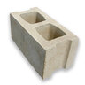 8816 Concrete Block 3 Core Gray 8 in. x 8 in. x 16 in.