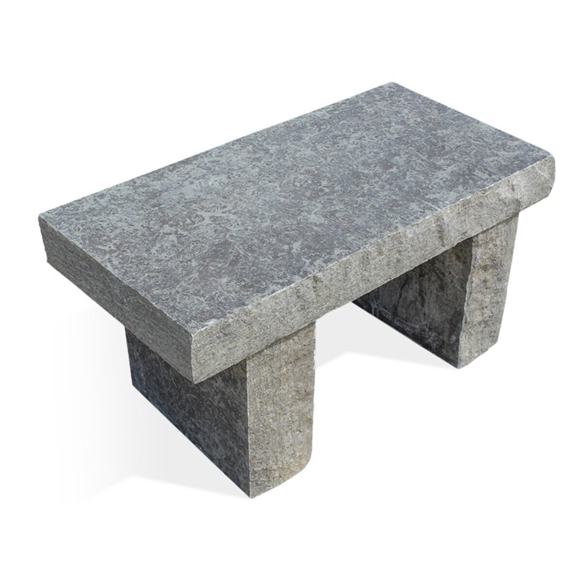 Old Blue River STL Cards Yard Bench Natural Stone 3 ft | SiteOne US