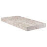 Tread Ocean Reef Shellstone Limestone Square Edge 2 in. x 12 in. x 24 in.