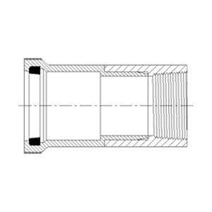 Female Adapter Tee PVC 4 in. G x Female