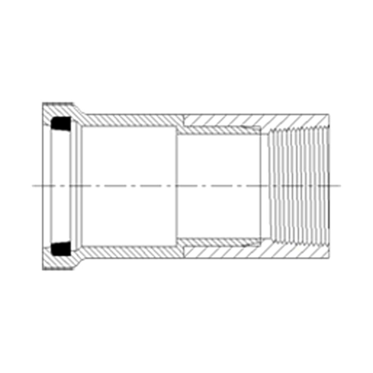 Female Adapter Tee PVC 4 in. G x Female | SiteOne US