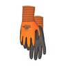 Orange Nitrile Hi-Viz Gloves Small