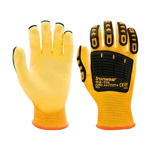 Glove ANSI Cut Res A4 HPPE Hi Viz Yellow X-Large