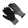 Workforce 15G Nylon Gloves Nitrile Coated with Micro Dots Gray / Black