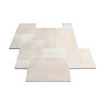 Dimensional Ivory Travertine Tumbled 1 3/16 in. x 12 in. x 12 in.