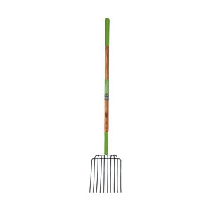 Ames Manure/Bedding Steel Tine Fork, 61 in. Wood Handle